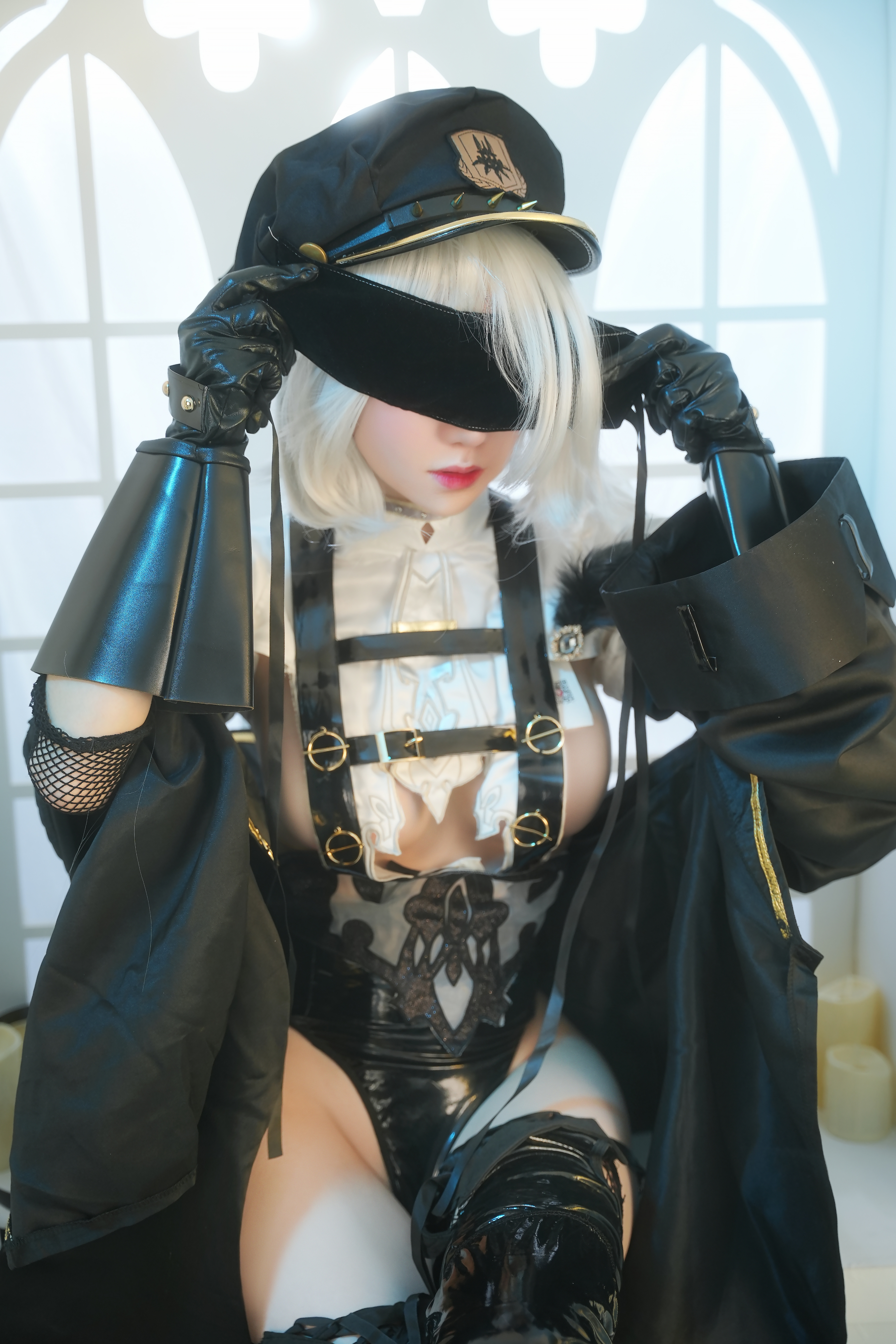 图片[2]-sally多啦雪Sally Dorasnow Officer 2B二次元cos图集全册资源在线观看共36P